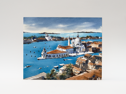 "The Grand Canal panorama" woodblock wall art