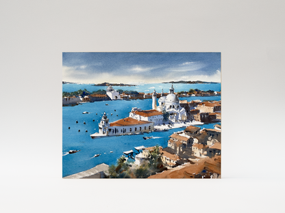 "The Grand Canal panorama" woodblock wall art