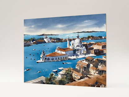 "The Grand Canal panorama" woodblock wall art