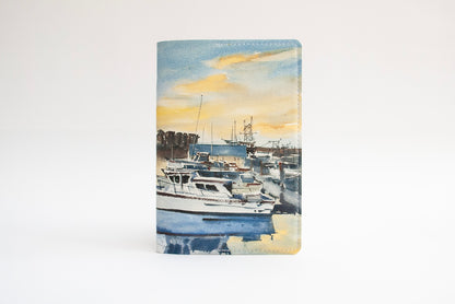 “Westport Marina” leather cover journal, A5 size, refillable