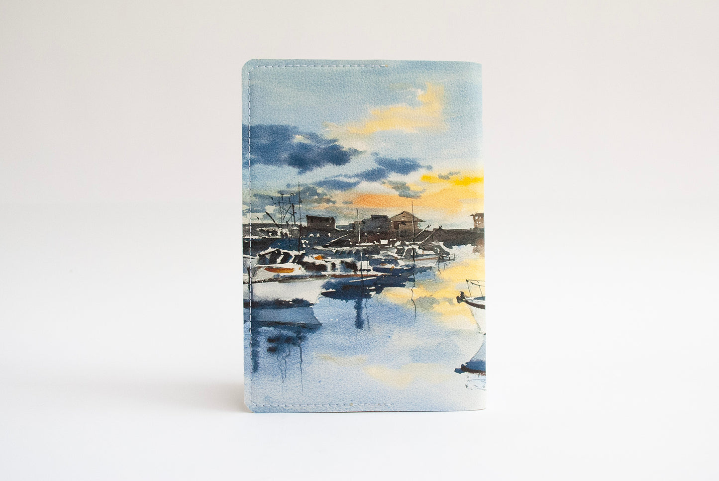 “Westport Marina” leather cover journal, A5 size, refillable