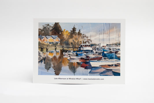 “Winslow Wharf” postcards - 25 pack