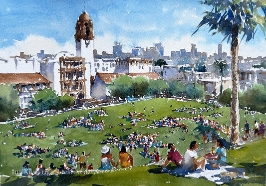 Dolores Park on a sunny day