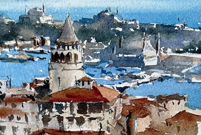 Istanbul panorama - Limited edition print