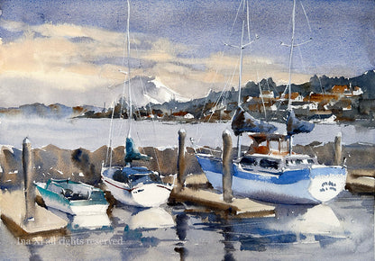 Puget Sound Marinas - 3 pack print bundle