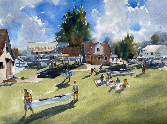 Skansie Brothers Park on a Summer Afternoon - Limited edition art print